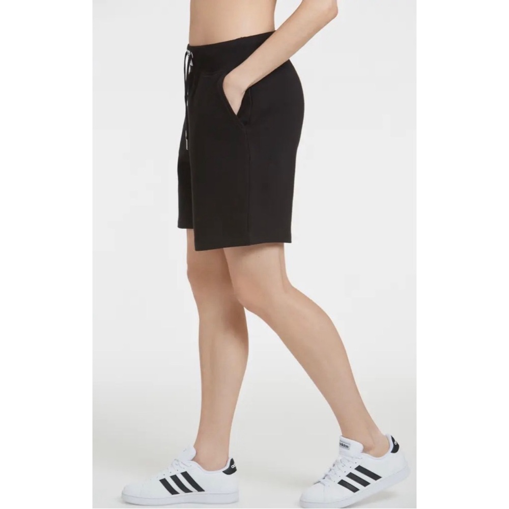 Juicy Couture Black High Waist French Terry Sweat Shorts Size XL - Picture 3 of 9